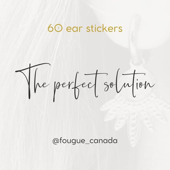 THE PERFECT SOLUTION / 60 ear stickers - Picture 1 of 5